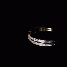 Swirling Shimmer Silver Bracelet (92.5 silver)
