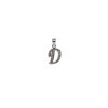 Elegant D Alphabet Silver Pendant