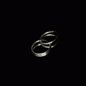 Shine in Dark Silver Hoop Earring (92.5 silver)