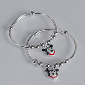 Mickey Mouse Kids Silver Bracelet