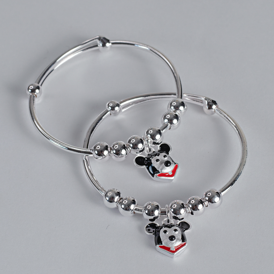 Amazon.com: DIY Charm Bracelets Kit for Girls, Jewelry Making Kit with Mickey  Mouse Bracelet Beads Fit Pandora Charm Bracelet , Jewelry Charms,Bracelets  for Jewelry Making and DIY Crafts with Pink Gift Box