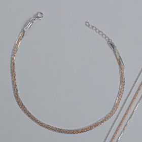 Chain Designed Sterling Silver Anklet
