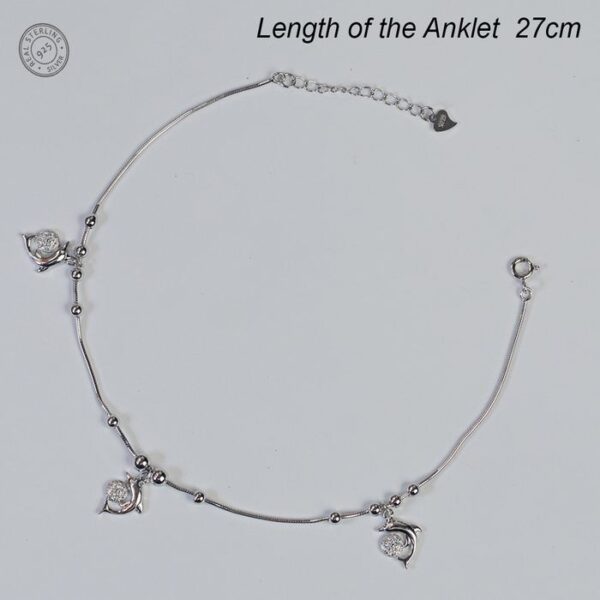 Dolphin Sterling Silver Anklets