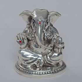 Ganesha Sterling silver Idol