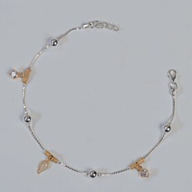 Gold Plated Sterling Silver Anklets