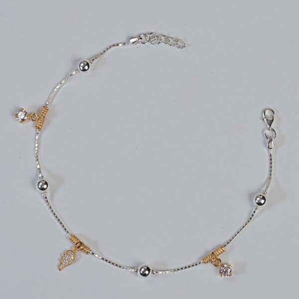 Gold Plated Sterling Silver Anklets