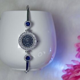 Round Shaped Sterling Silver Watch