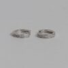 Small circular Hoop Sterling Silver Earrings