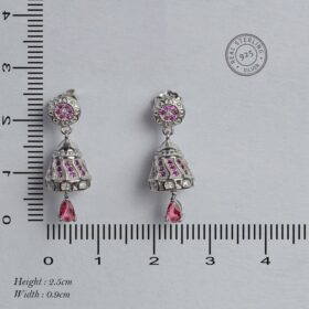 Sterling Silver Ethnic Designed Silver Earrings